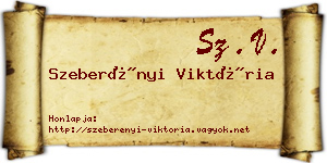 Szeberényi Viktória névjegykártya