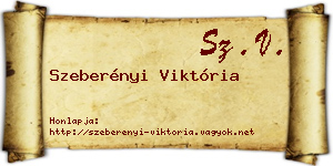 Szeberényi Viktória névjegykártya